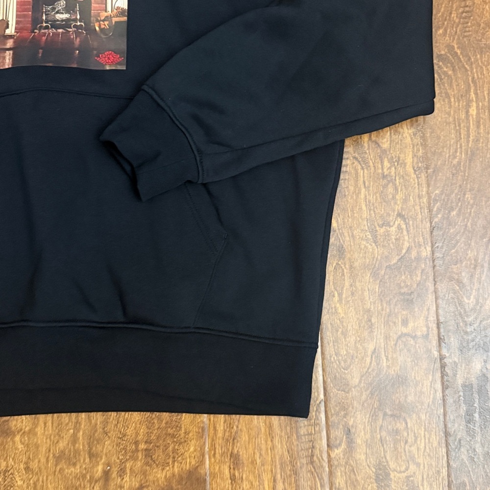 Jordan Multi Sport Chimney Black Graphic Hoodie Size XL - Picture 6 of 17